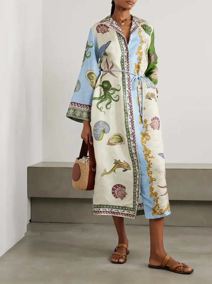 Virgie - Elegancka sukienka maxi