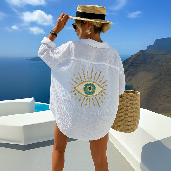 Anna - Luźna bluzka w stylu Ibiza