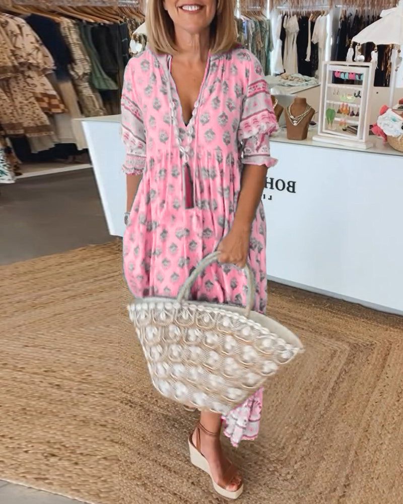 Kristel - Stylowa sukienka boho