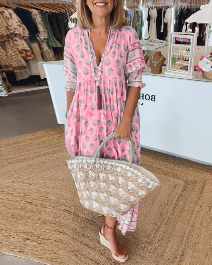 Kristel - Stylowa sukienka boho