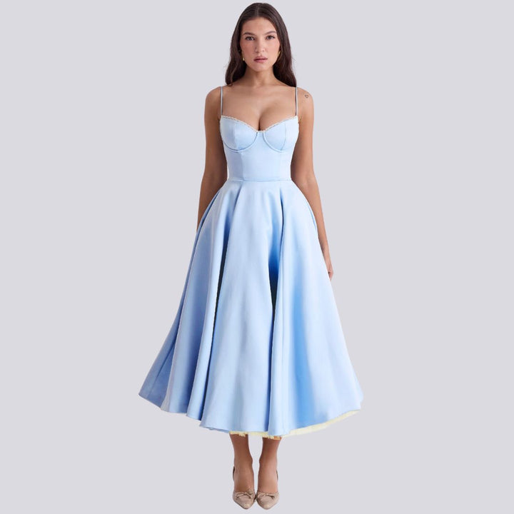 Diorella - Elegancka sukienka maxi