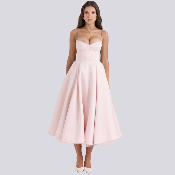 Diorella - Elegancka sukienka maxi