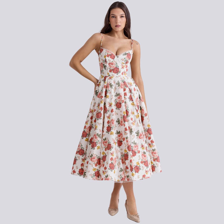 Diorella - Elegancka sukienka maxi