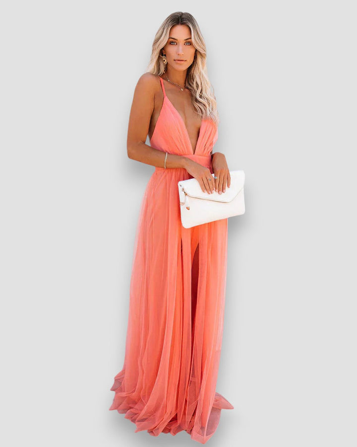 Denise - Elegancka maxi sukienka